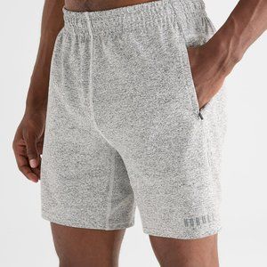 Nobull Heather Gray Lightweight Knit 7" Shorts